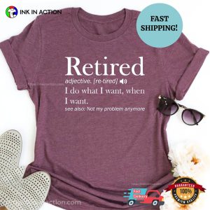Retired Definition Funny Retired Grandma Shirt 2 InkInAction.com
