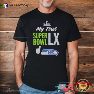 Seattle Seahawks My First Super Bowl Funny NFL Shirt 3 InkInAction.com