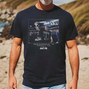 Seattle Seahawks Sam Darnold Super Bowl LX Shirt 1 InkInAction.com