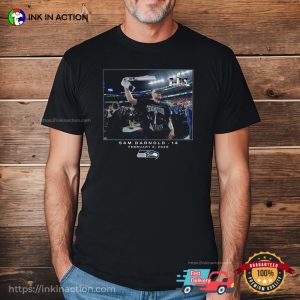 Seattle Seahawks Sam Darnold Super Bowl LX Shirt 3 InkInAction.com