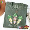 Spring Carrot Rabbit Happy Easter Comfort Colors Tee