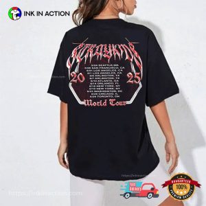 Stray Kids 2025 World Tour 2 Sided Shirt 1 InkInAction.com