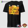 Super Bowl Champions Seattle Seahawks Gold Gradient Shirt