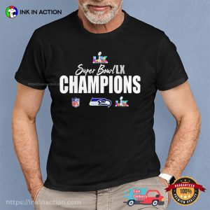 Super Bowl LX Champions 2026 NFL logo shirt 2 InkInAction.com