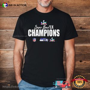 Super Bowl LX Champions 2026 NFL logo shirt 3 InkInAction.com