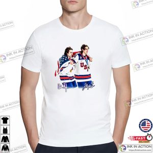 Team USA ice hockey Jack Hughes and Quinn Hughes Shirt 2 InkInAction.com