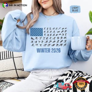USA Winter Sports 2026, Sport Games Comfort Colors Shirt USA Winter Sports 2026, Sport Games Comfort Colors Shirt