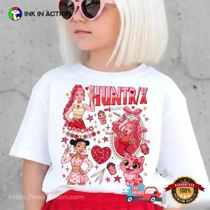 Valentine Huntrix Anime Kpop Girl Shirt 2 InkInAction.com