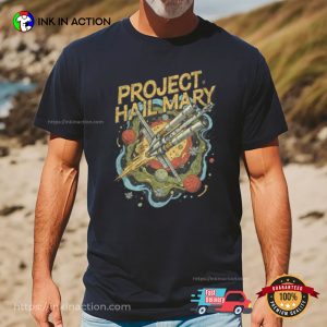 Vintage Project Hail Mary Spaceship Shirt Vintage Project Hail Mary Spaceship Shirt