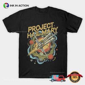 Vintage Project Hail Mary Spaceship Shirt 3 InkInAction.com