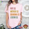 Wife Mother Grandma Legend Comfort Colors Personalized Shirts For Grandma