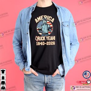 American Chuck Yeah 1940-2026, Legend Chuck Norris Shirt