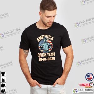 American Chuck Yeah 1940-2026, Legend Chuck Norris Shirt