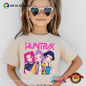 Anime Girls Huntrix K Pop Demon Hunters Tee 2 InkInAction.com