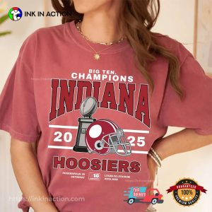 Big Ten Champions Indiana Hoosiers Football Comfort Colors Tee
