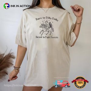 Born To Dilly Dally Funny Medieval Frog Resist Comfort Colors Shirt