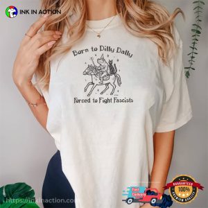 Born To Dilly Dally Funny Medieval Frog Resist Comfort Colors Shirt 2 InkInAction.com