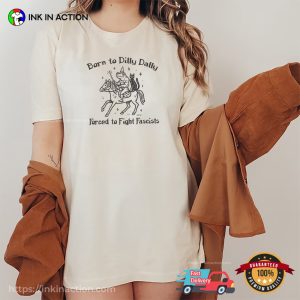 Born To Dilly Dally Funny Medieval Frog Resist Comfort Colors Shirt