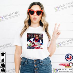 Champions Jack Hughes USA Hockey Team Shirt