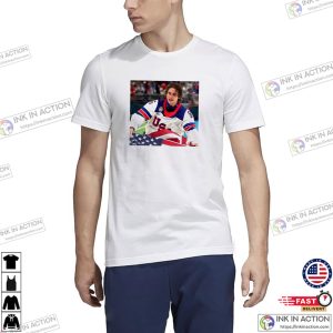Champions Jack Hughes USA Hockey Team Shirt