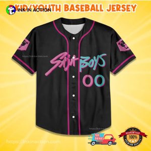 Custom Saja Boy Fans Black Baseball Jersey 2 InkInAction.com