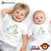 Customized Cute Dinosaur Brother And Sisters Matching Shirt