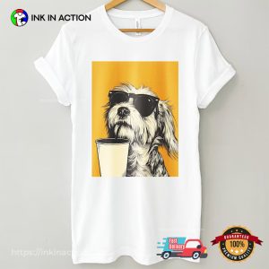 Dog Summer Vacation Funny Graphic Tee 2 InkInAction.com