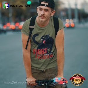 FIGHT Fascism, Black Cat Resist Shirt