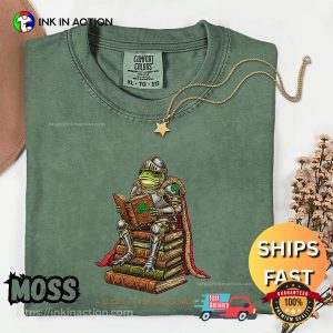Frog Knight A Reader Of The Seven Kingdoms Comfort Colors Shirt 1 InkInAction.com