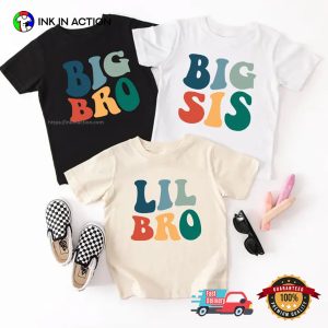 Lil Sis Big Bro Happy Brothers And Sisters Day Shirt