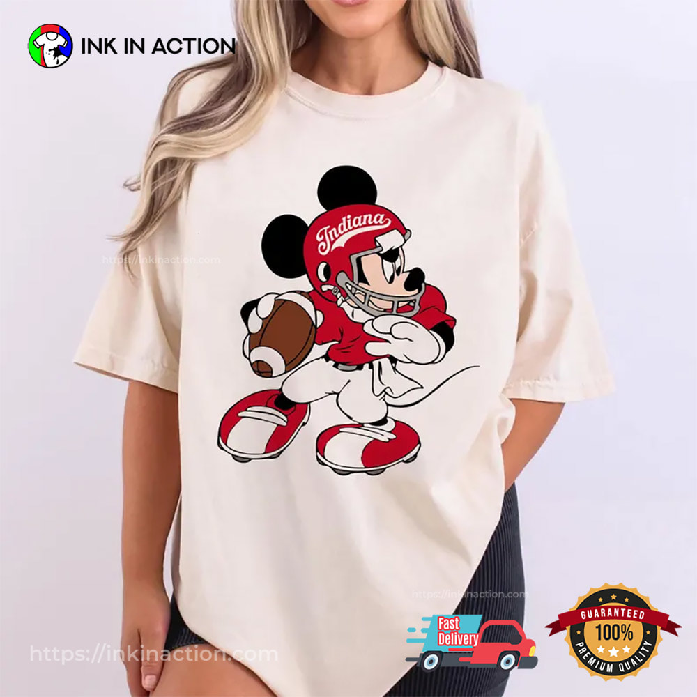 Mickey Indiana Hoosiers Football Comfort Colors Shirt Mickey Indiana Hoosiers Football Comfort Colors Shirt