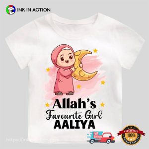Custom Property Of Allah, Allah’s Favorite Girl Oneness Shirt
