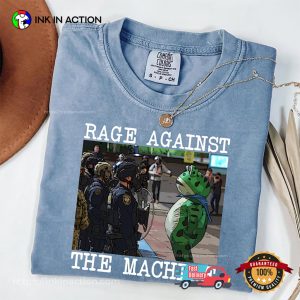 Rage Against The Machine, Portland Frog Resist Comfort Colors Shirt 2 InkInAction.com