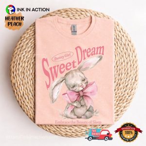 Sweet Dreams Bunny Girl Cute easter bunny shirt 2 InkInAction.com