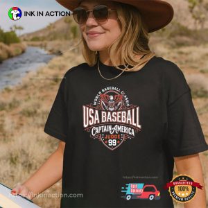 USA Baseball Captain America Judge 99 Shirt