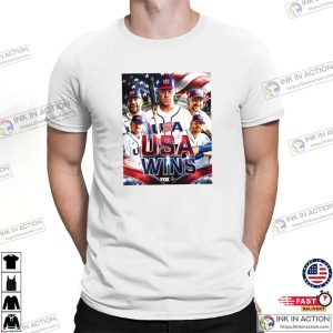 USA Baseball First Win World Baseball 2026 Shirt