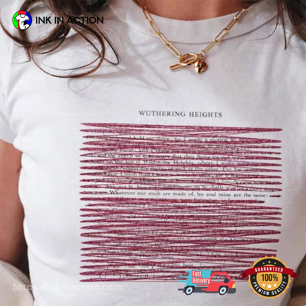 Wuthering Heights Our Souls Quotes Tee Wuthering Heights Our Souls Quotes Tee