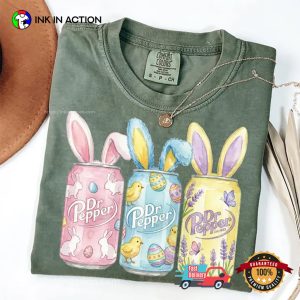 easter bunny Soda Dr. Pepper Comfort Colors Shirt 2 InkInAction.com