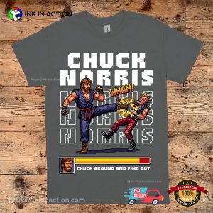 Morning Kick Chuck Norris​ Pixel Game Shirt