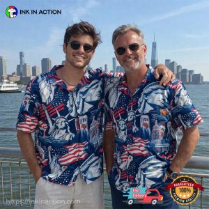 250th Anniversary Miller Beer America Flag Hawaiian Shirt