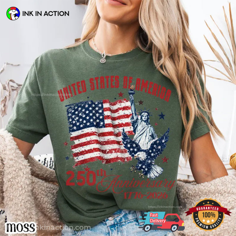 250th Anniversary Of United States Of America Comfort Colors Shirt 250th Anniversary Of United States Of America Comfort Colors Shirt