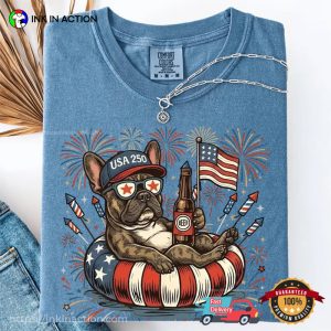 4th Of July Dog Vacation, USA 250 Celebration Comfort Colors Shirt