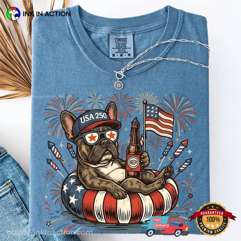 4th Of July Dog Vacation, USA 250 Celebration Comfort Colors Shirt 4th Of July Dog Vacation, USA 250 Celebration Comfort Colors Shirt
