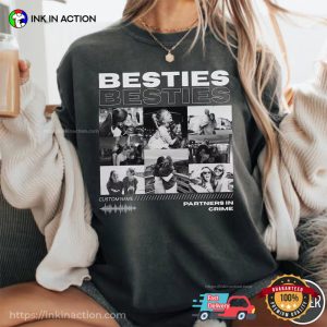 Besties Photo Vintage Style Comfort Colors Shirt, Custom best friend merch 3 InkInAction.com