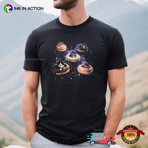 Cat Donut Galaxy Funny doughnut lover Tee 2 InkInAction.com