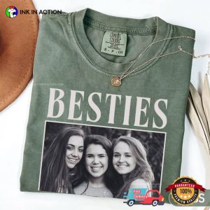 Custom Photo Best Friends Day Comfort Colors Shirt, Best Friend Merch