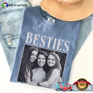 Custom Photo Best Friends Day Comfort Colors Shirt, best friend merch 2 InkInAction.com