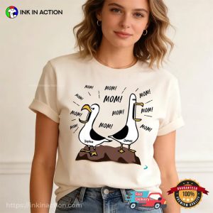 Custom Seagull Mom Mom Mom Funny Mother’s Day Gift Tee