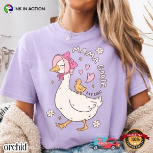 Custom Year Mama Goose, Cute First Time Mom Gift Comfort Colors Shirt 2 InkInAction.com