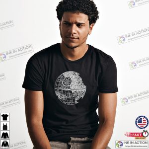 Death Star star wars graphic tee 3 InkInAction.com